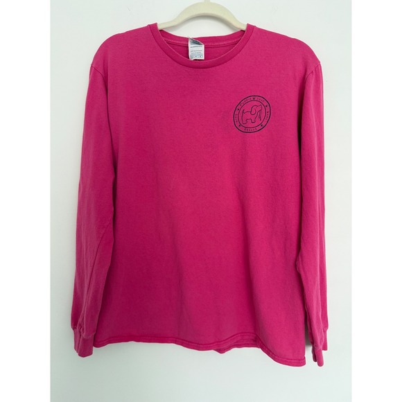 Puppie Love Save Rescue‎ Long Sleeve Pink T Shirt Medium Vet Health Bejeweled - Picture 2 of 15
